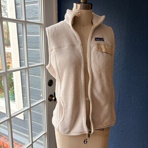 Patagonia Cream Fleece Vest